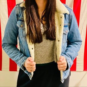 Levi Utility Sherpa Trucker Jacket